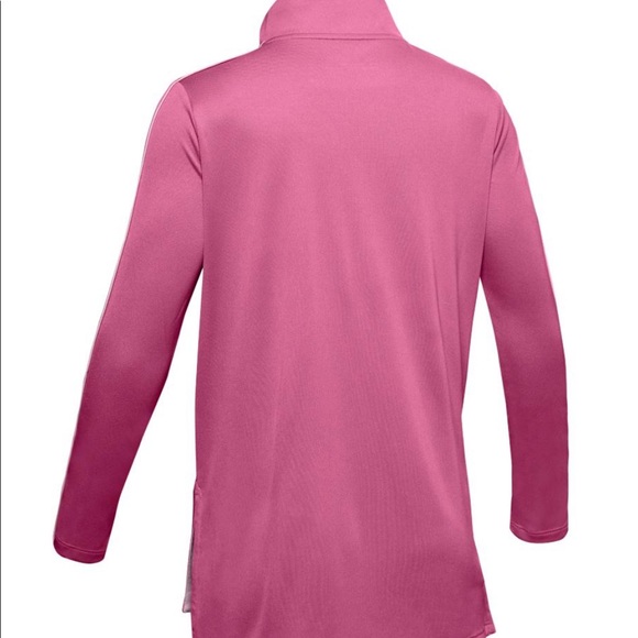 Under Armour Girls Pink Tech 1/4 Zip NWT - Picture 4 of 8